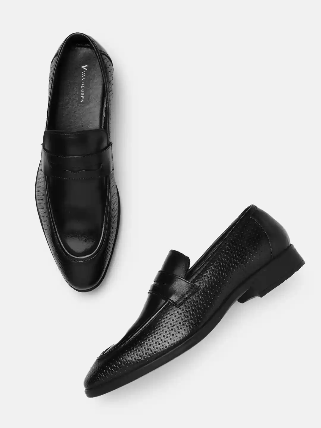 Amazon Van Heusen Formal Shoes Van Heusen Men Leather Basketweave