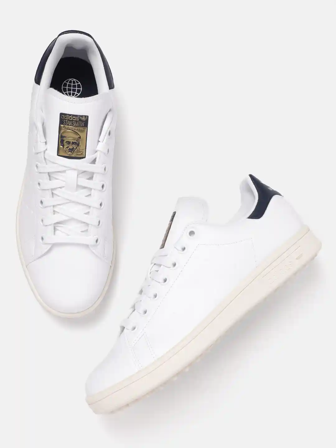 Buy ADIDAS Unisex Perforated Detail Stan Smith Golf Shoes Sports