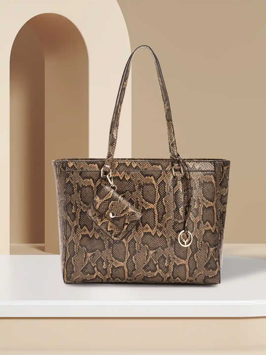 Buy Allen Solly Snake Print Shoulder Bag Handbags for Women