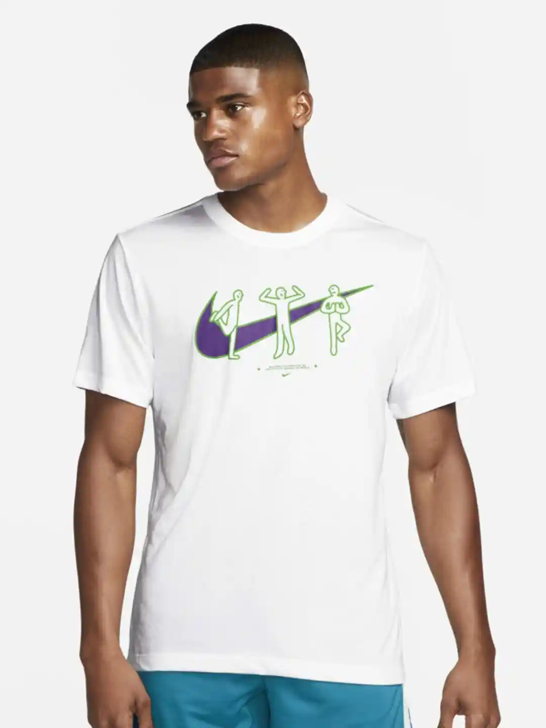 Buy Nike Men Dri-FIT Brand Logo Printed Training T-Shirt Tshirts