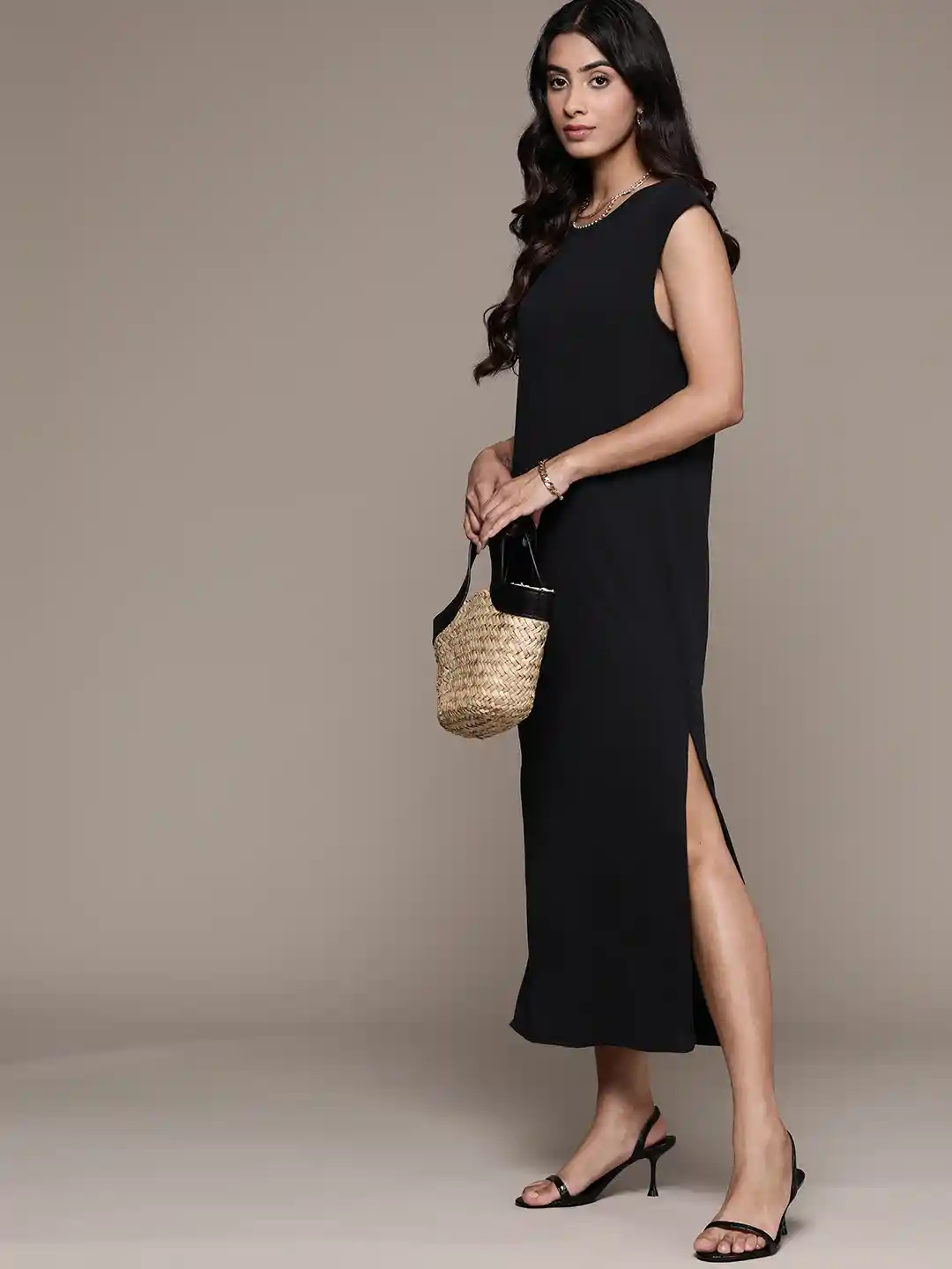 Buy MANGO A-Line Midi Dress Dresses for Women 23198326 Myntra