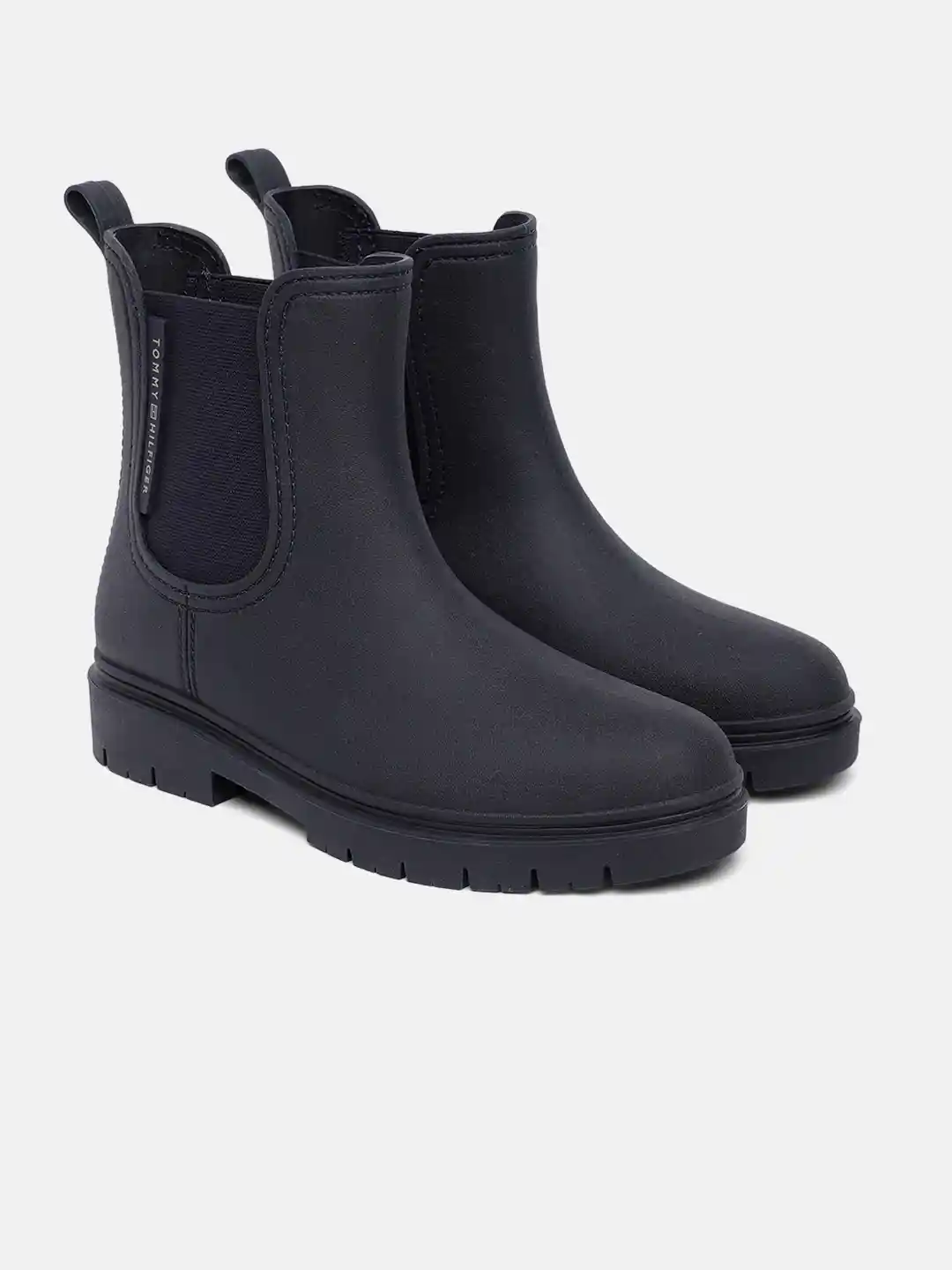 Buy Tommy Hilfiger Women Essential Solid High-Top Rain Boots