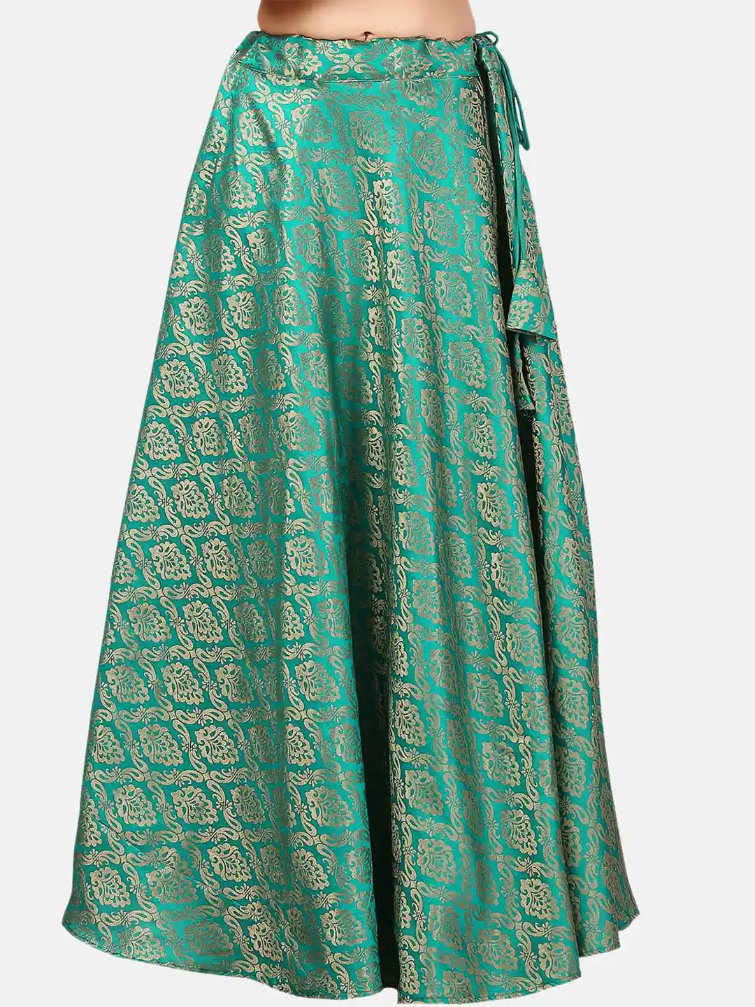 Buy Studio Shringaar Ethnic Motifs Woven Design Flared Maxi Skirts
