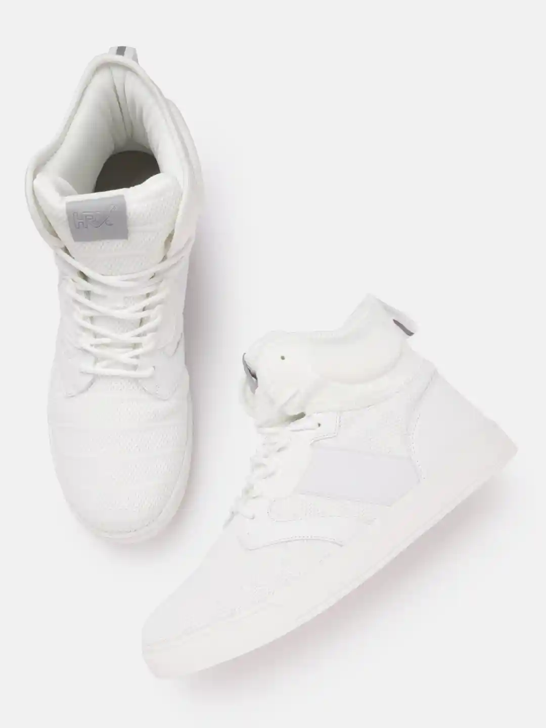 Buy HRX by Hrithik Roshan Men Woven Design Mid-Top Walking Shoes