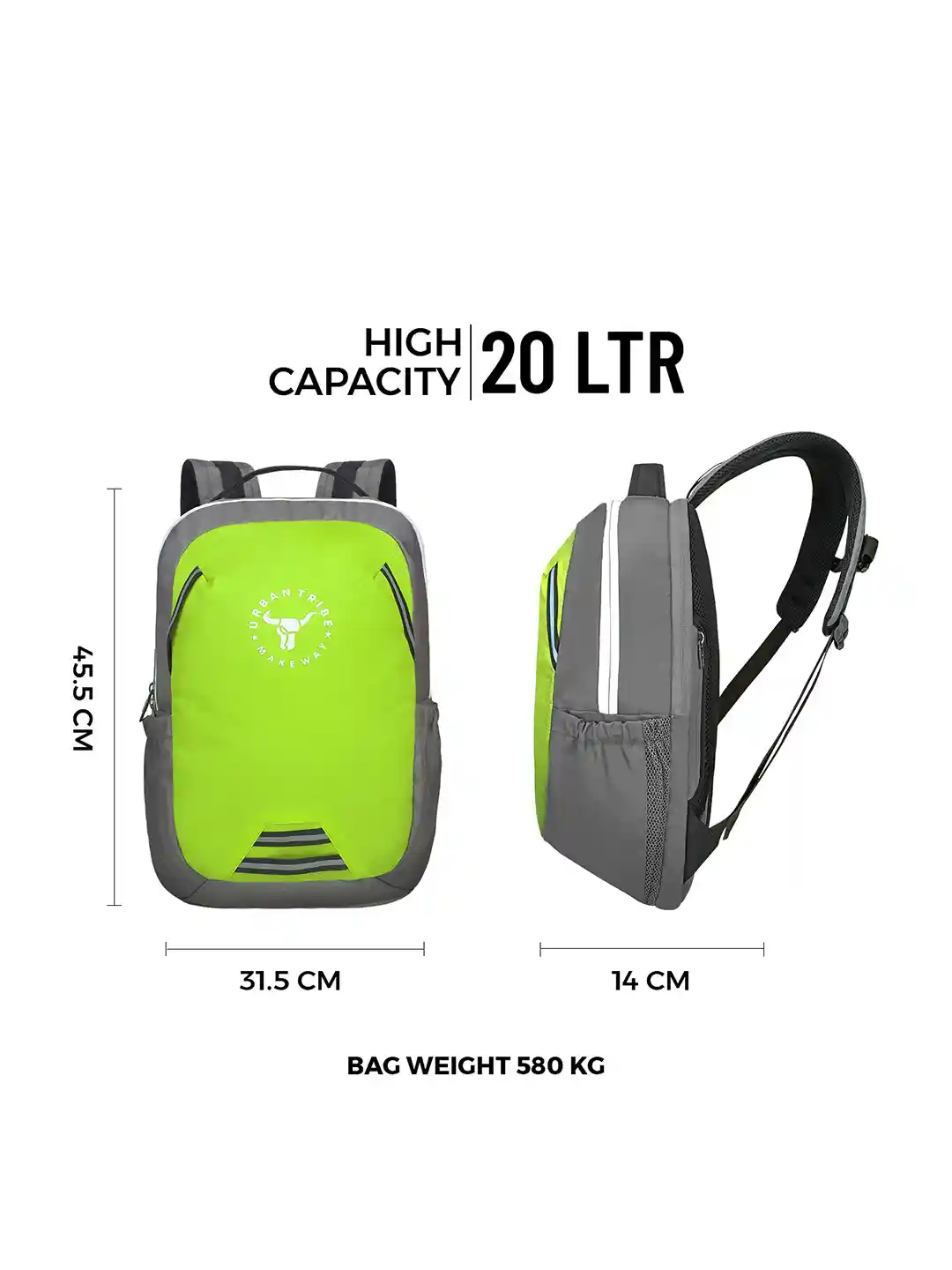 Buy URBAN TRIBE Lightweight Anti-Sweat Back Panel Laptop Backpack