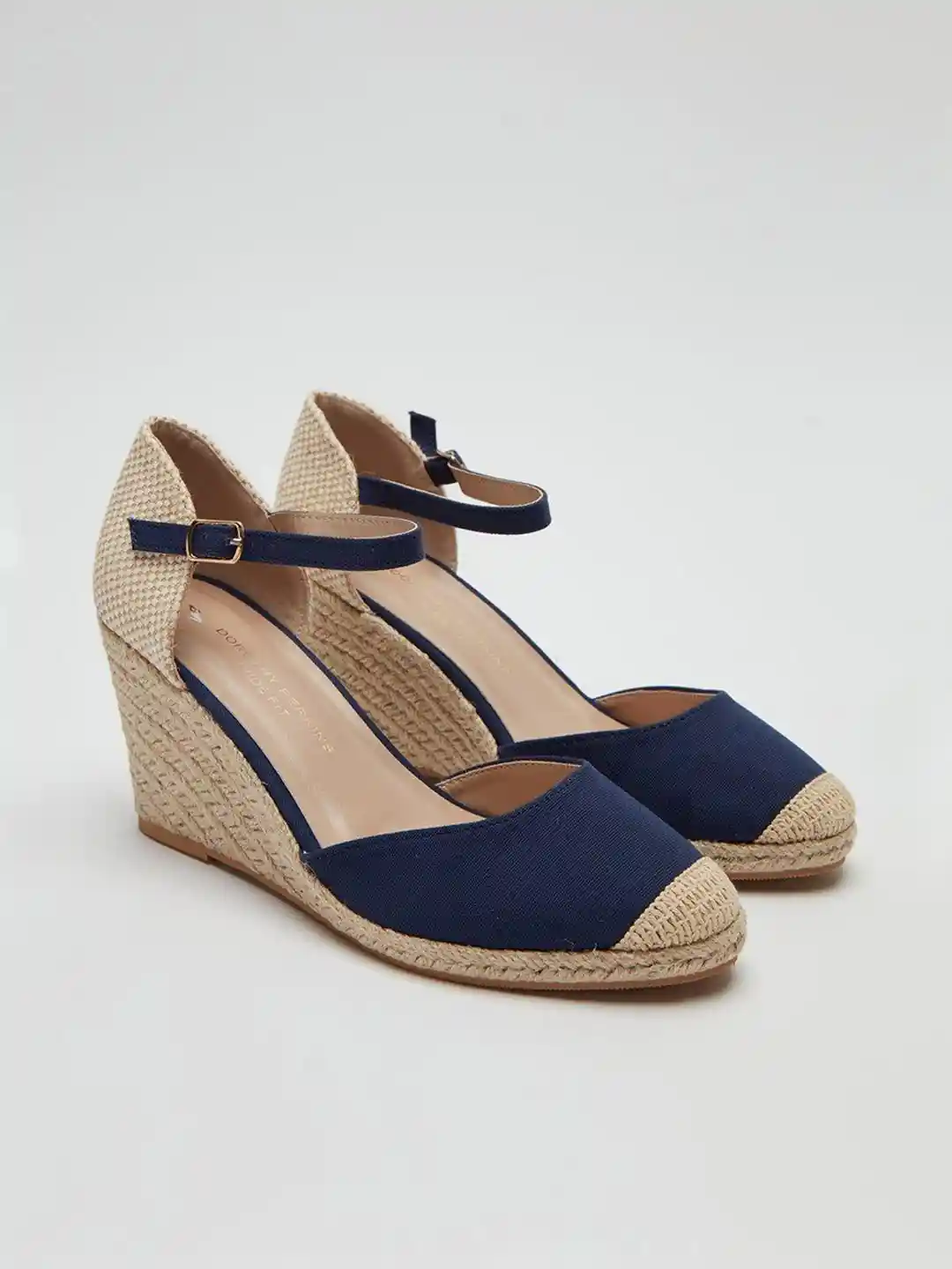 Buy DOROTHY PERKINS Colourblocked Wide Fit Espadrille Wedge Pumps