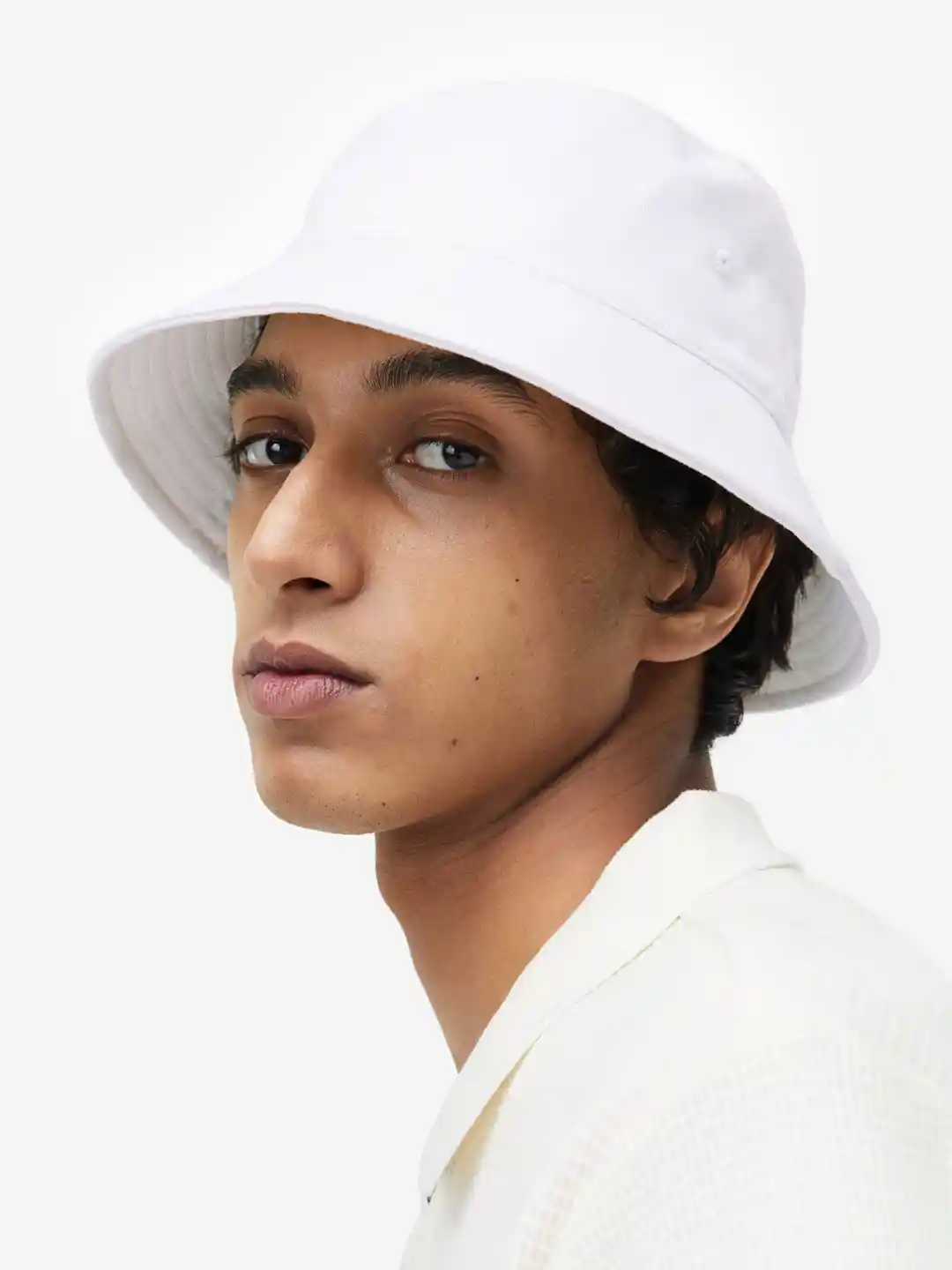 Bucket Hat Hat Wearing Man Cool Mens Bucket Hat In Cotton – Conner