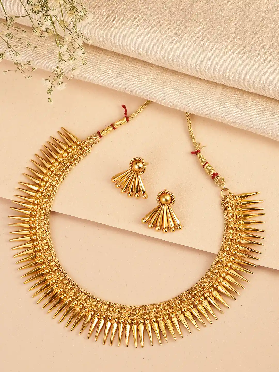Buy Peora Gold-Plated Jewellery Set Jewellery Set for Women