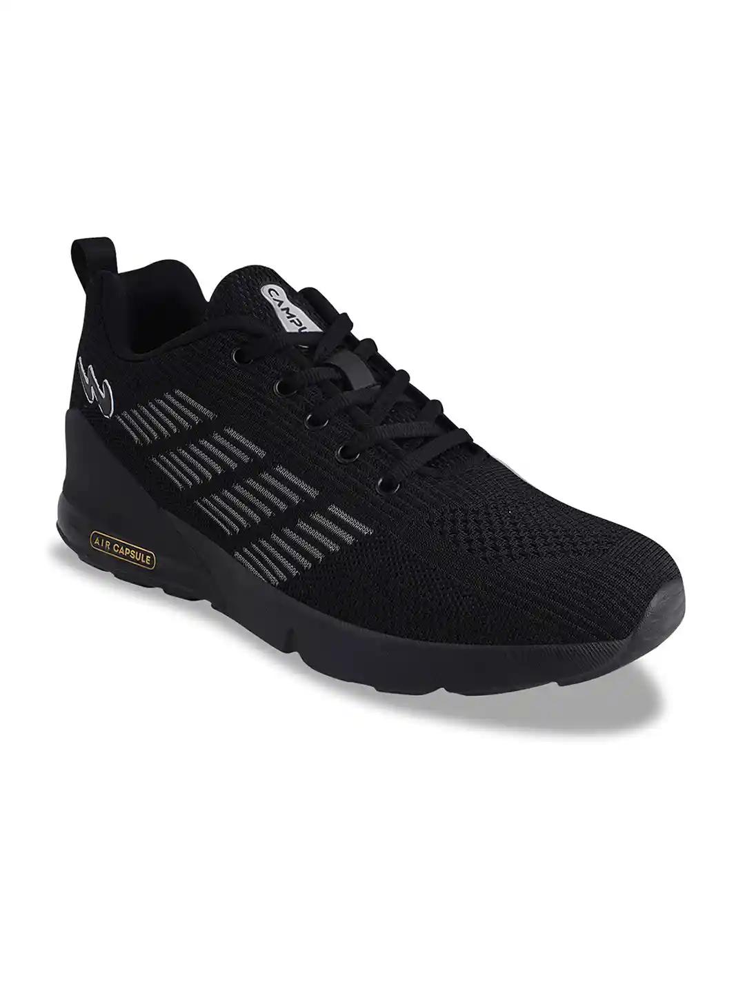 Black Campus Peris Shoes Peris Lace-Up Running Shoes