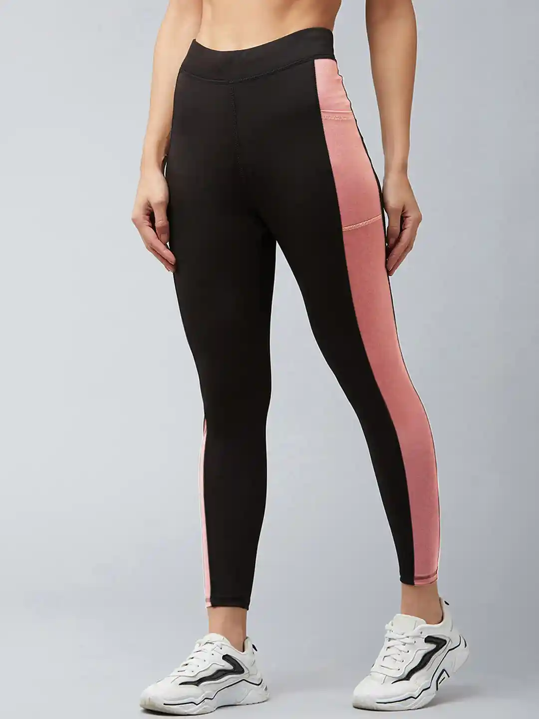 Sports Leggings Color Block Nike Leggings Striped Sports Leggings