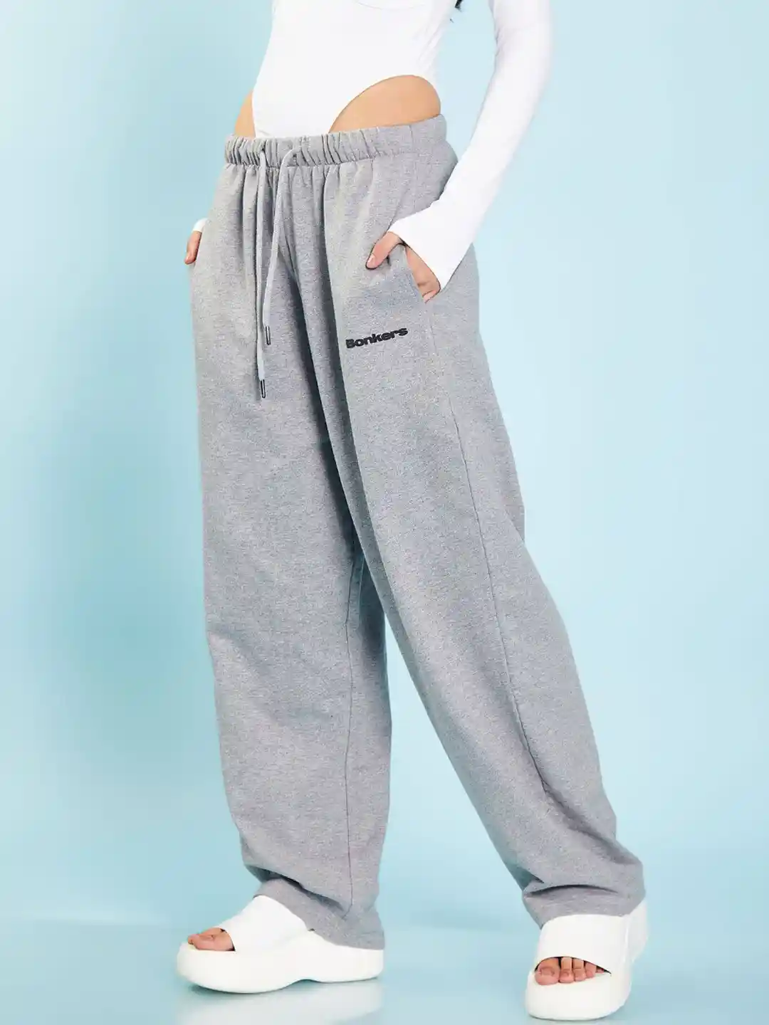 Baggy Grey Womens Tracksuit Bottoms Buy Bonkers Corner Women Grey