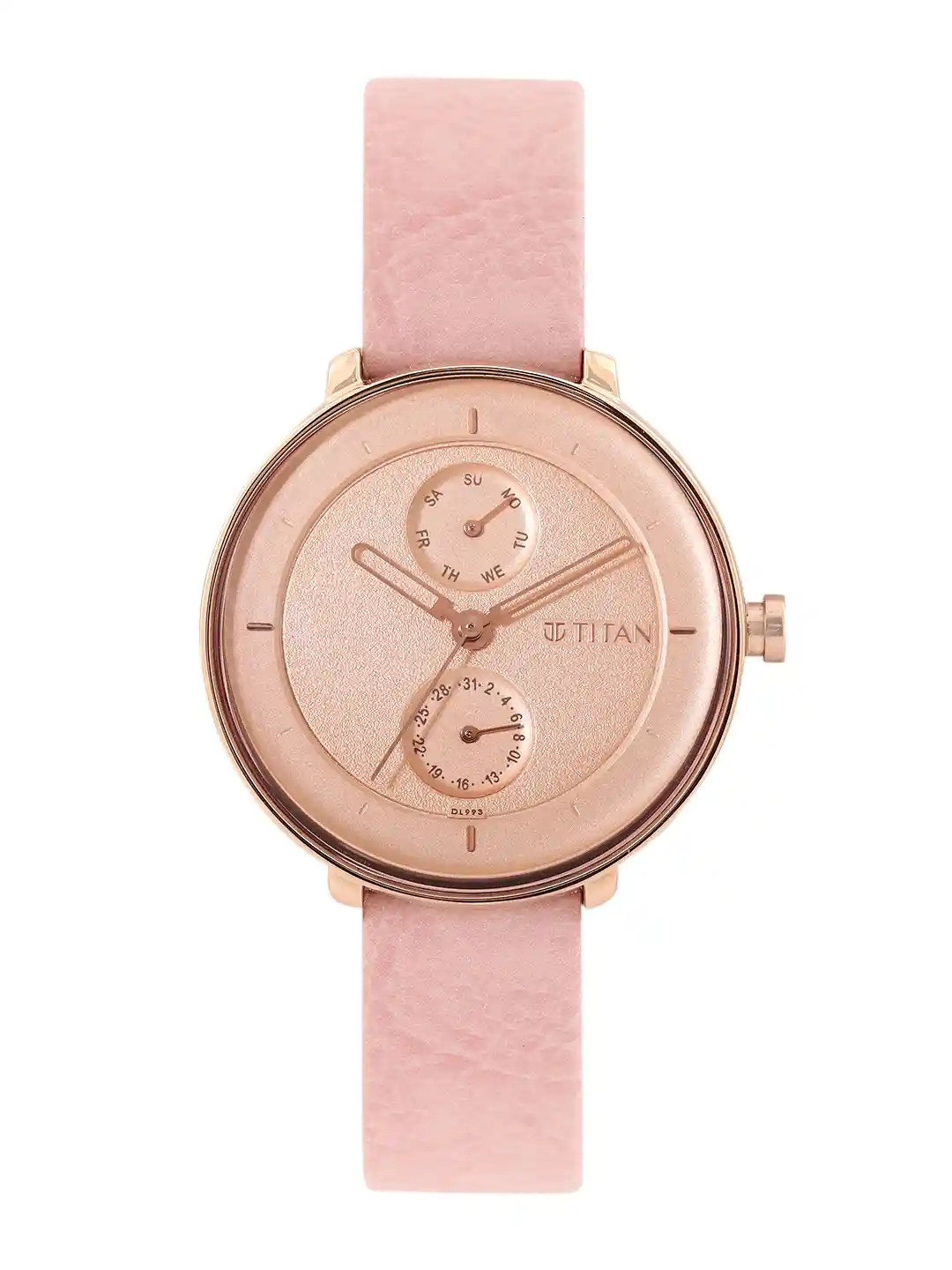 Buy Titan Women LADIES WORKWEAR Leather Analogue Watch NR2651WL06