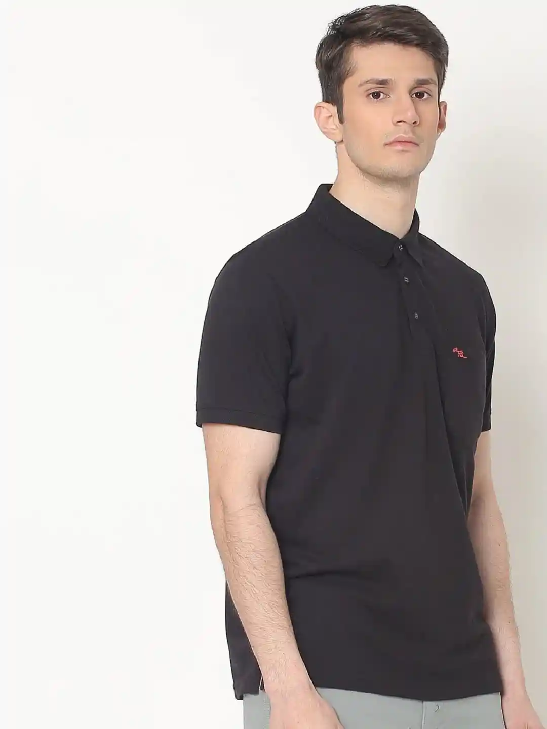 Buy Fort Collins Polo Collar Cotton T-Shirt Tshirts for Men