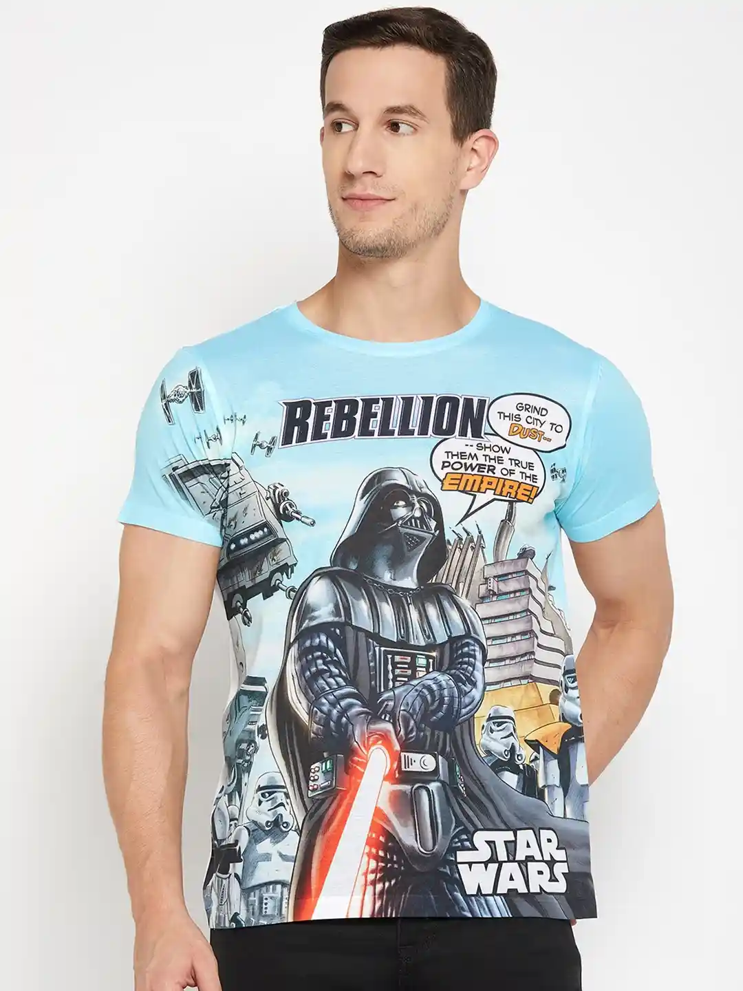 Wear Your Mind Star Wars Printed Casual T-shirt
