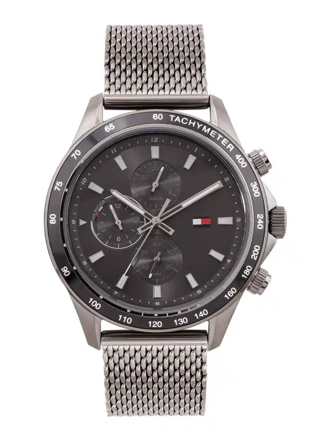 Buy Tommy Hilfiger Men Stainless Steel Textured Analogue