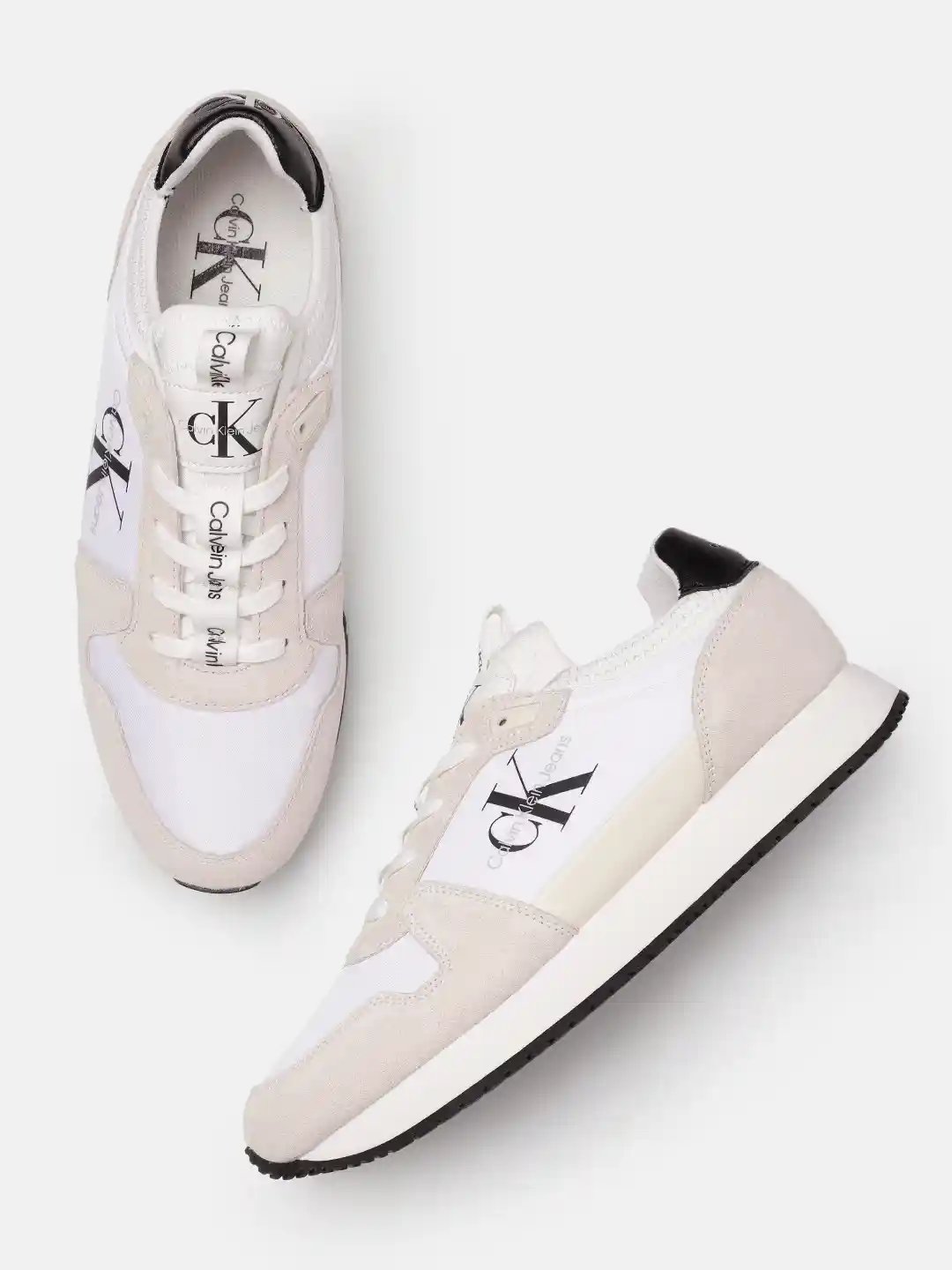 Buy Calvin Klein Men Retro Runner Sock Laceup NY-LTH Brand Logo