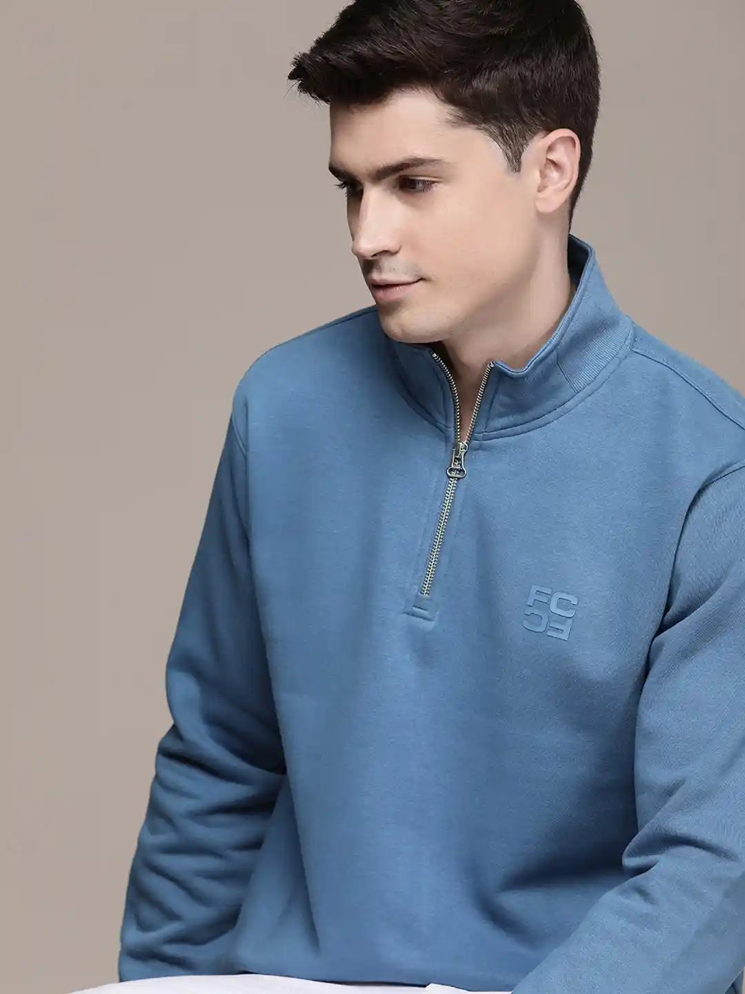 Buy French Connection Mock Collar Sweatshirt Sweatshirts for Men