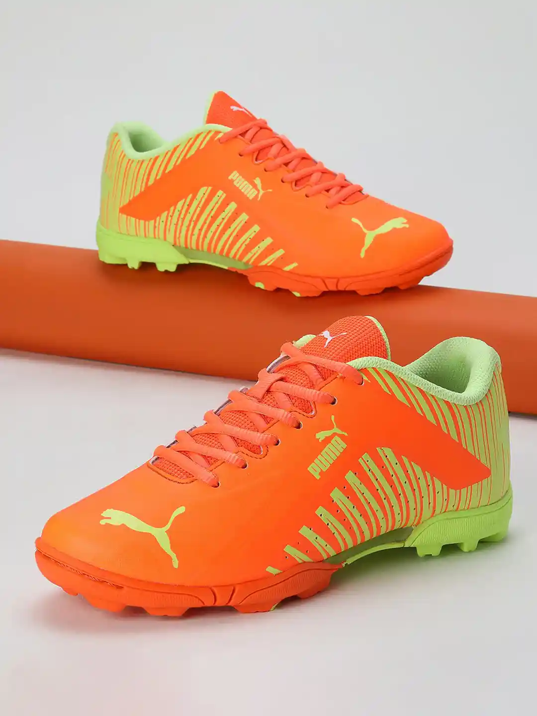 Orange Puma Leather Soccer Cleats Youth Puma Youth Future Match