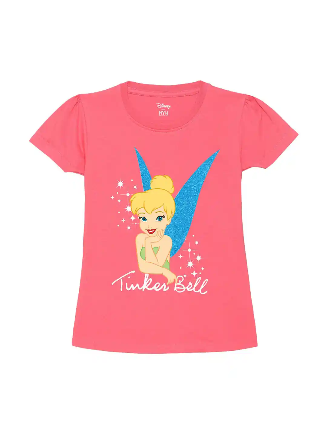 Tinkerbell Tshirt Tinkerbell Shirts For Adults Tinkerbell Printed Graphic T- Shirt With Sequin, image size:1080x1440