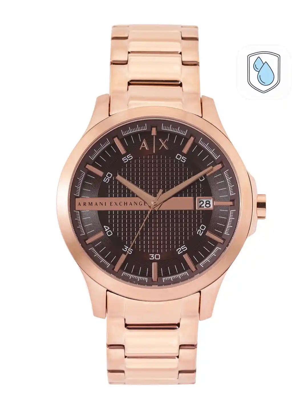 Armani Exchange Men Bracelet Style Analogue Watch AX2449-Rose Gold