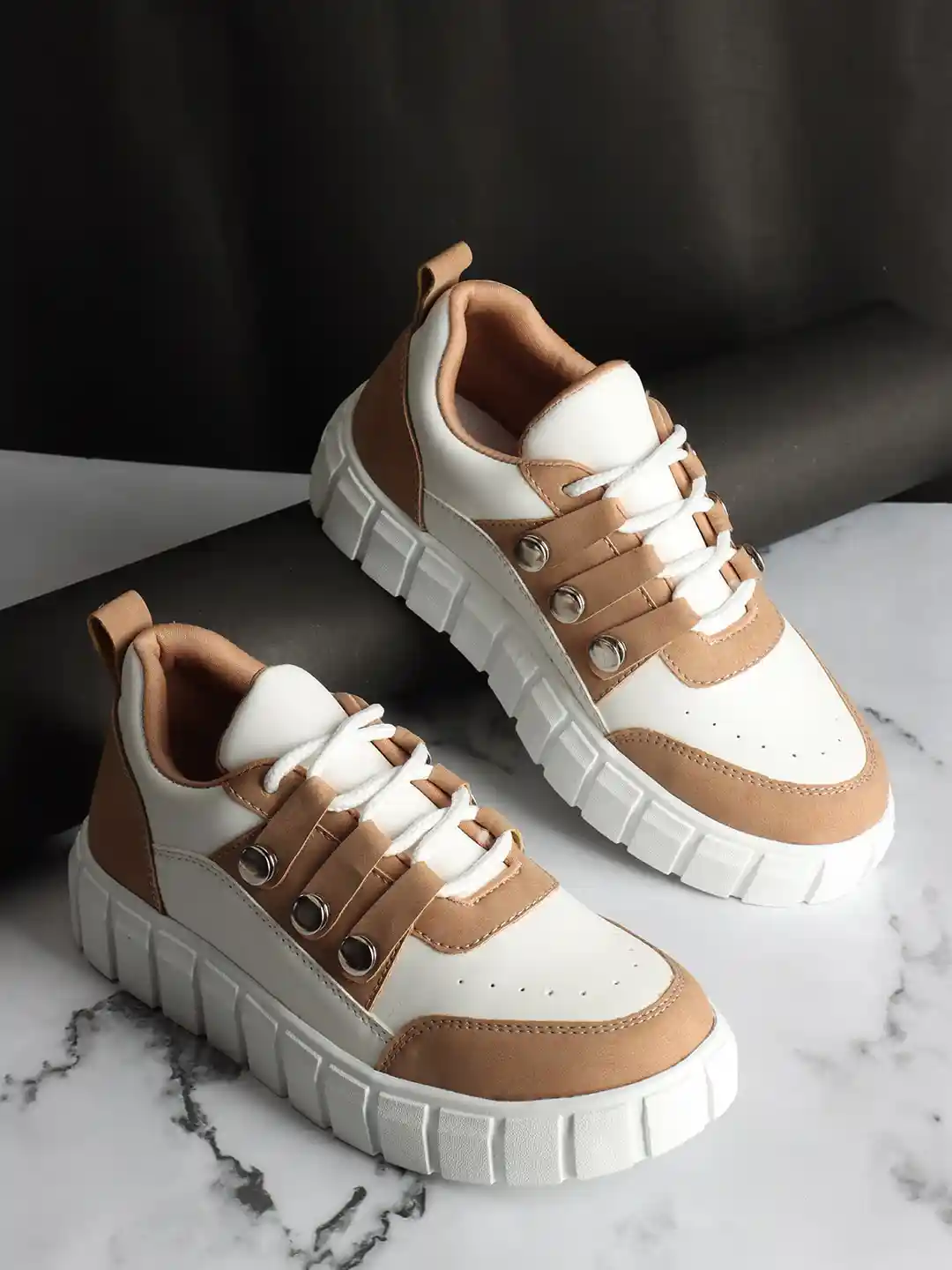 Roadster Color-Blocked Lightweight Running Sneakers Casual Shoes