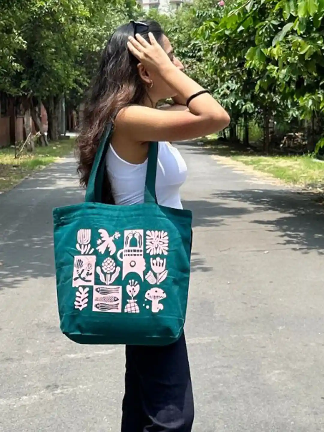 Ecoright Bags Pretty Canvas Tote Bags Buy EcoRight Graphic Printed