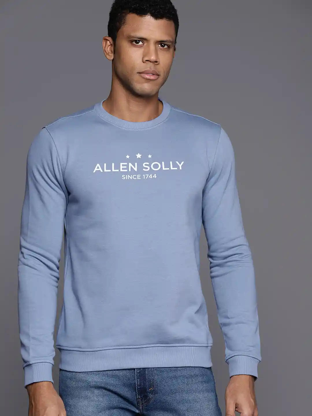 Buy Allen Solly Brand Logo Embossed Sweatshirt Sweatshirts for