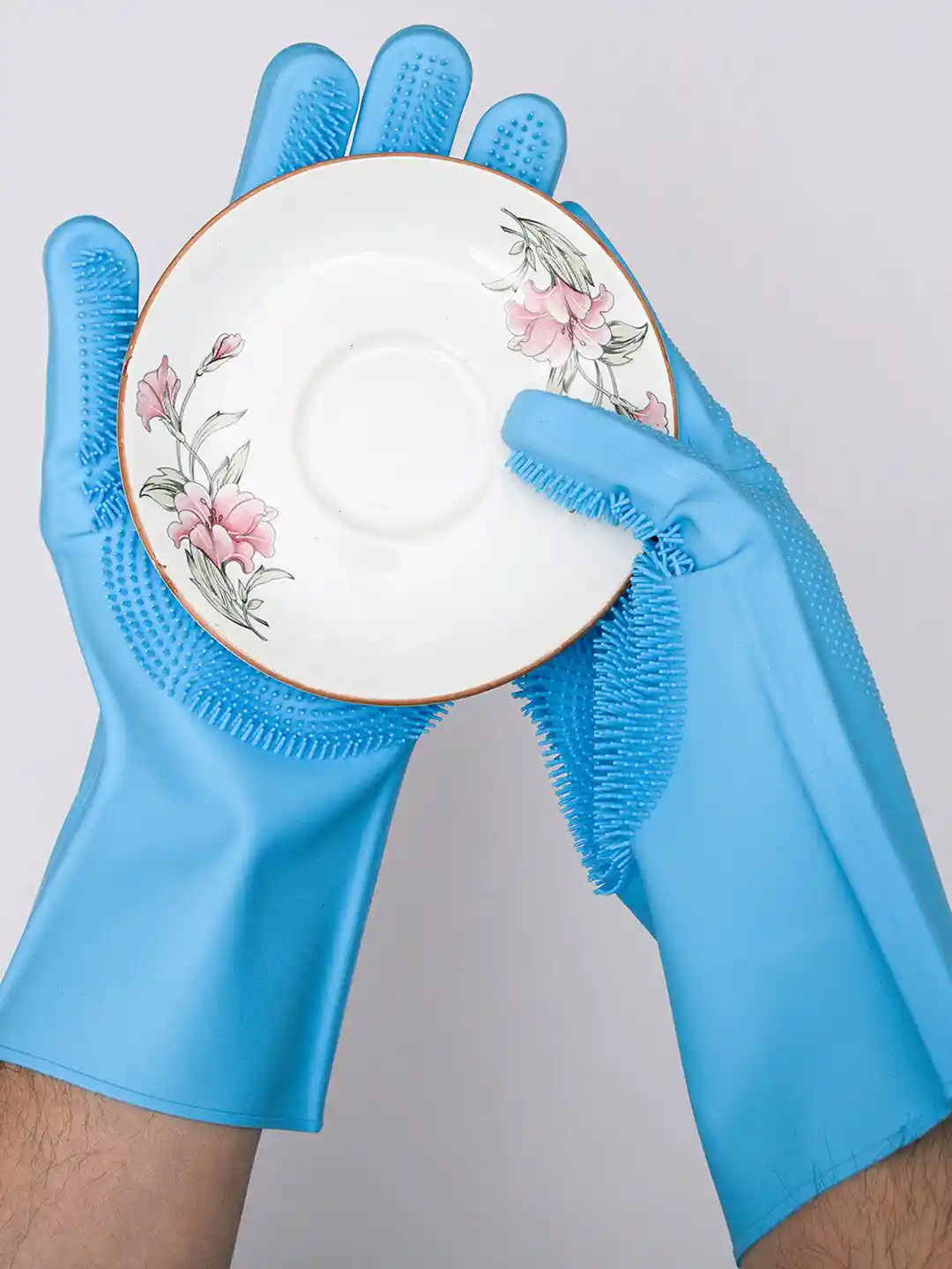 Buy Kuber Industries Blue Pieces Silicone Kitchen Dish Washing