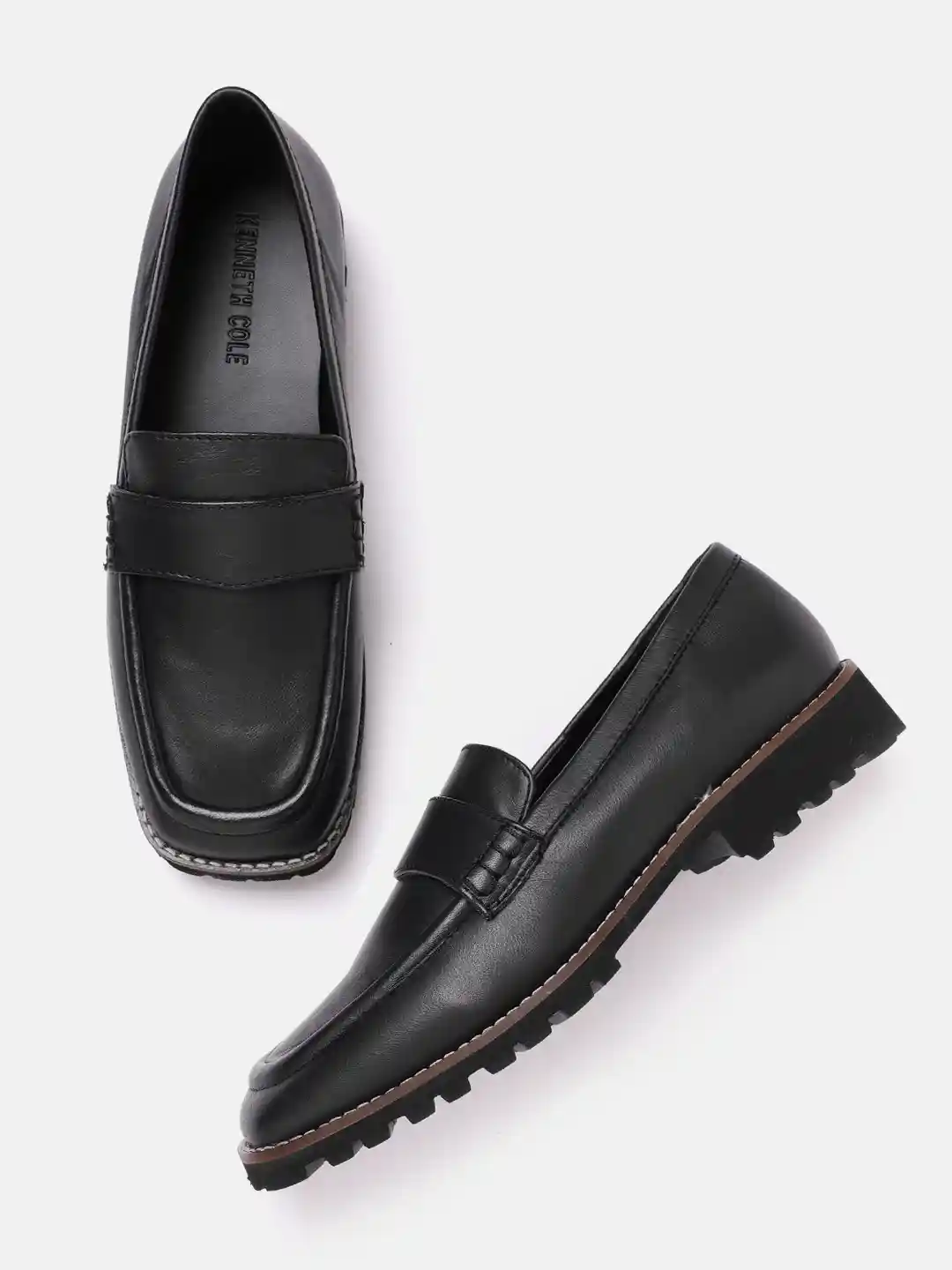 Buy Kenneth Cole Women Square-Toe Chunky Loafers Casual Shoes