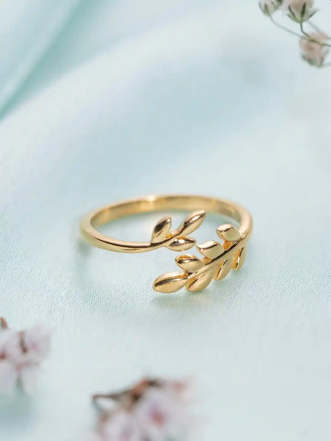 Buy Zavya Women Gold-Toned Rhodium-Plated Sterling Silver Finger