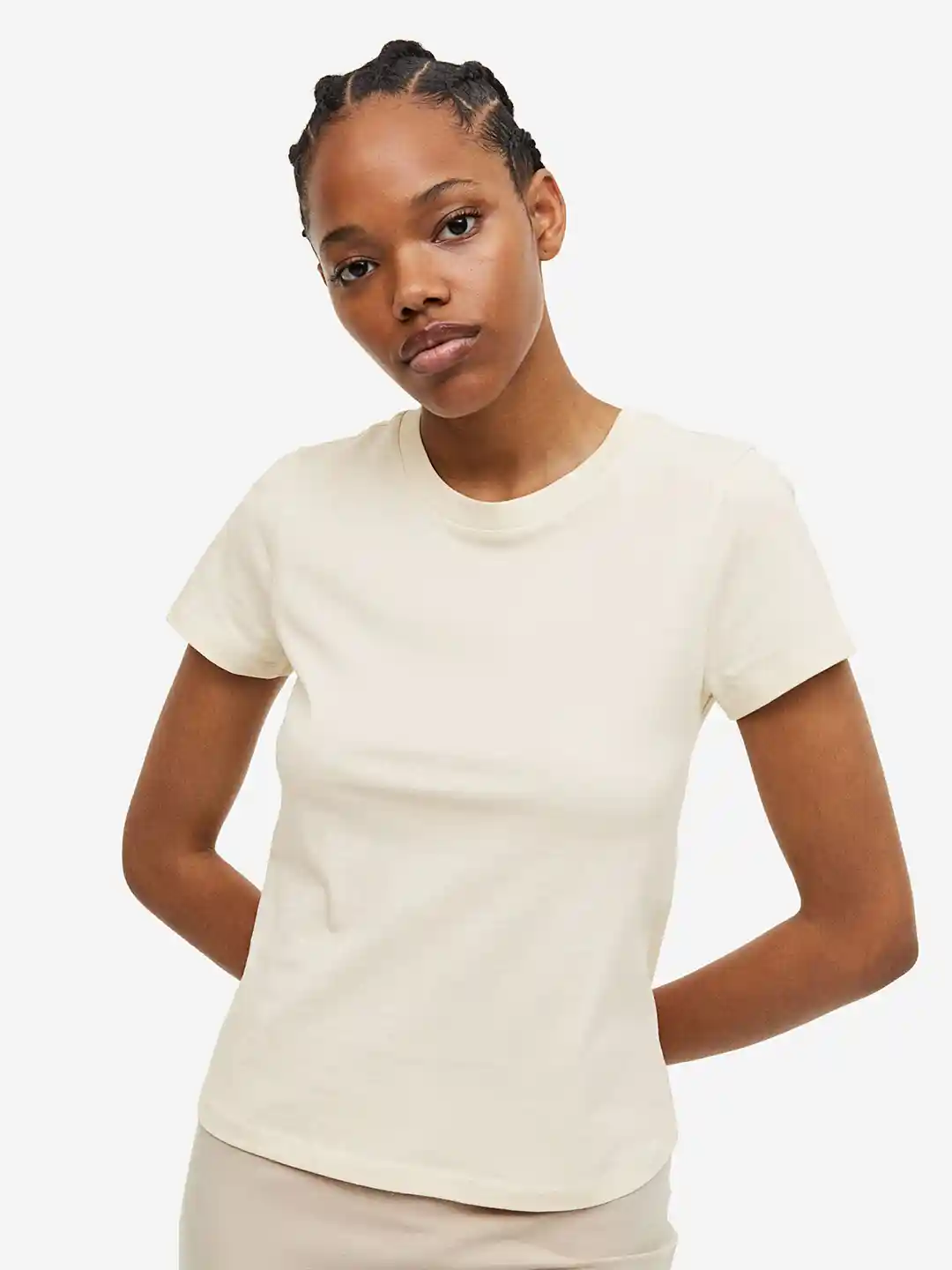 Buy H&M Women Fitted T-shirt Tshirts for Women 23486224 Myntra