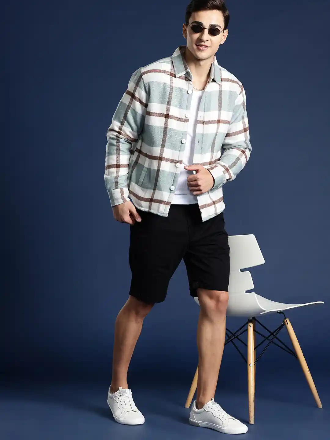 Mast Harbour Checked Tailored Jacket