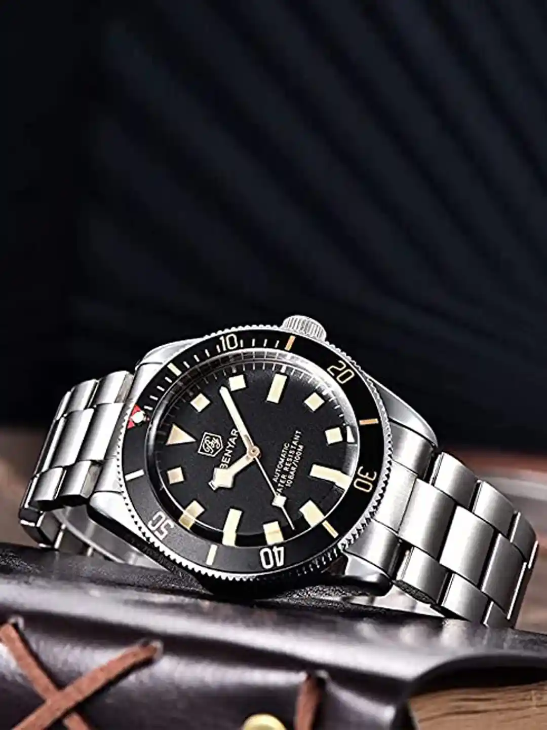 BENYAR Men Dial Stainless Steel Straps Analogue Chronograph Automatic  Watch Ben-5179