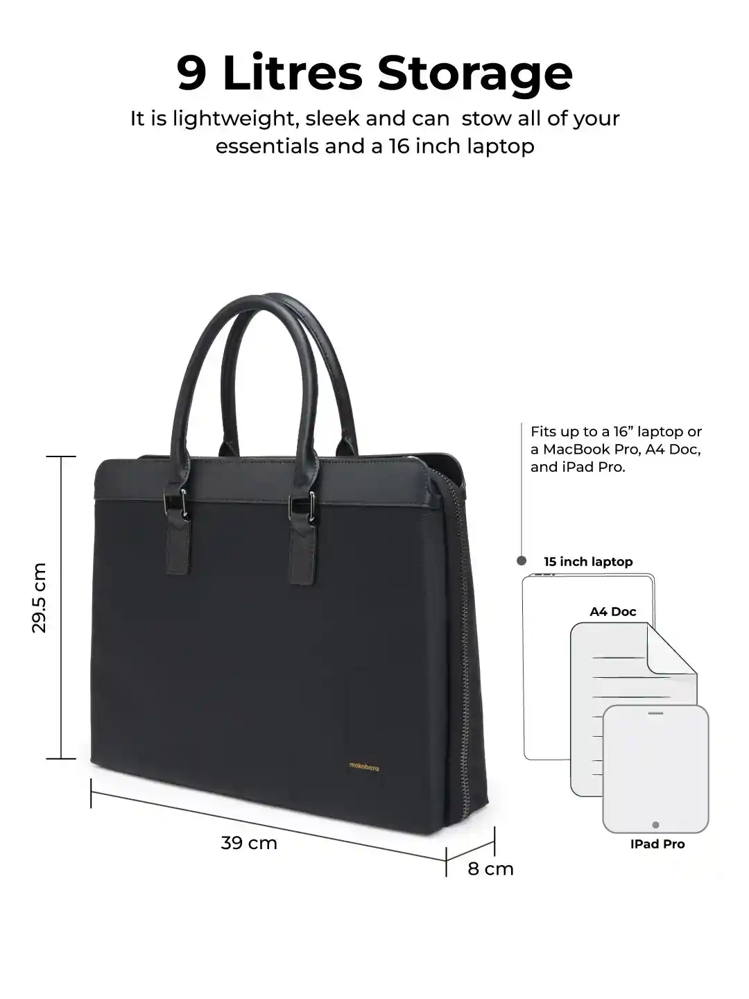 Buy MOKOBARA Leather 16 Inch The Briefcase Pro Laptop Bag Laptop