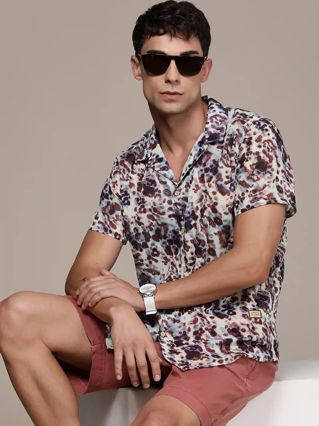 DENNISON Digital Printed Oversized Casual Shirt