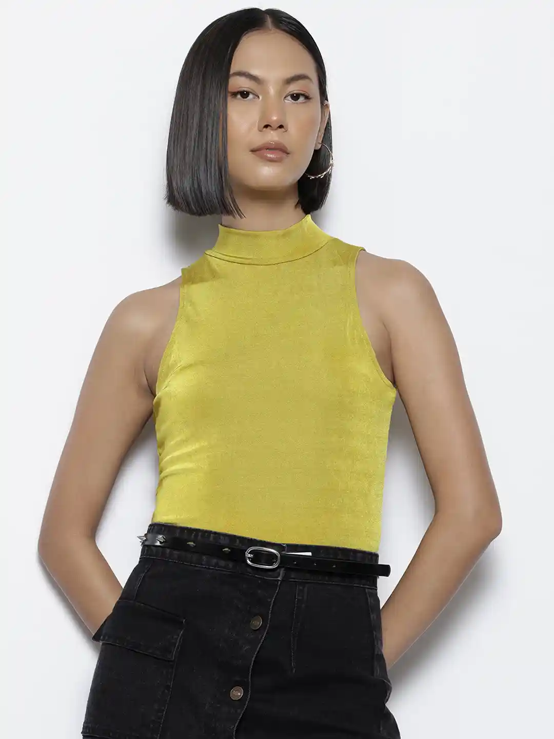 Buy NA-KD High-Neck Fitted Top Tops for Women 23541714 Myntra