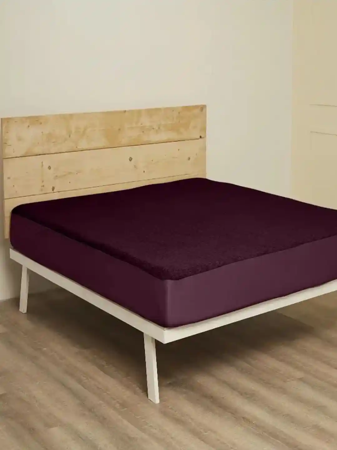 wakefit Purple Ultra Soft Waterproof Double Queen Mattress Protector