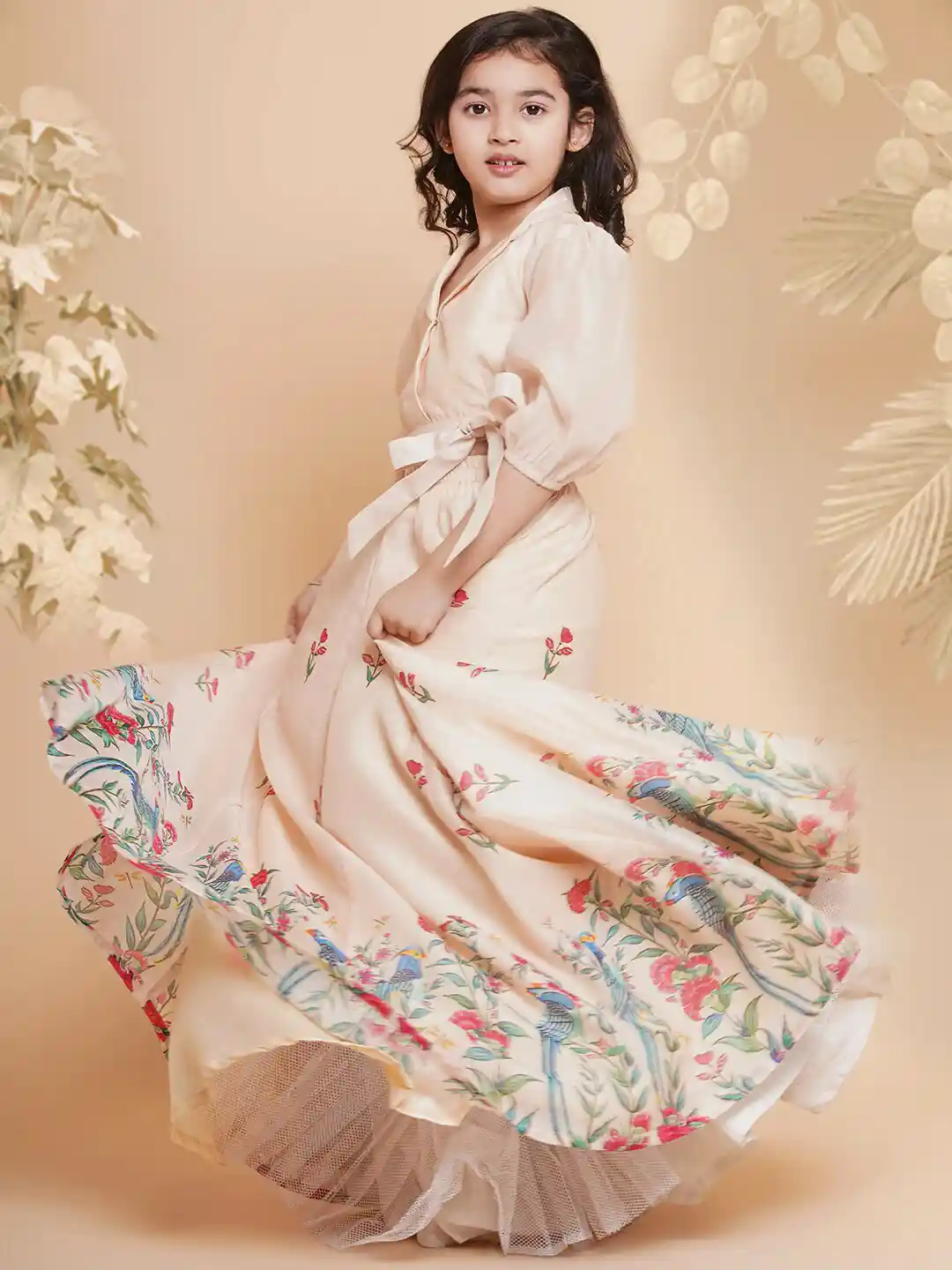 Buy Bitiya by Bhama Girls Ready to Wear Lehenga Choli Lehenga