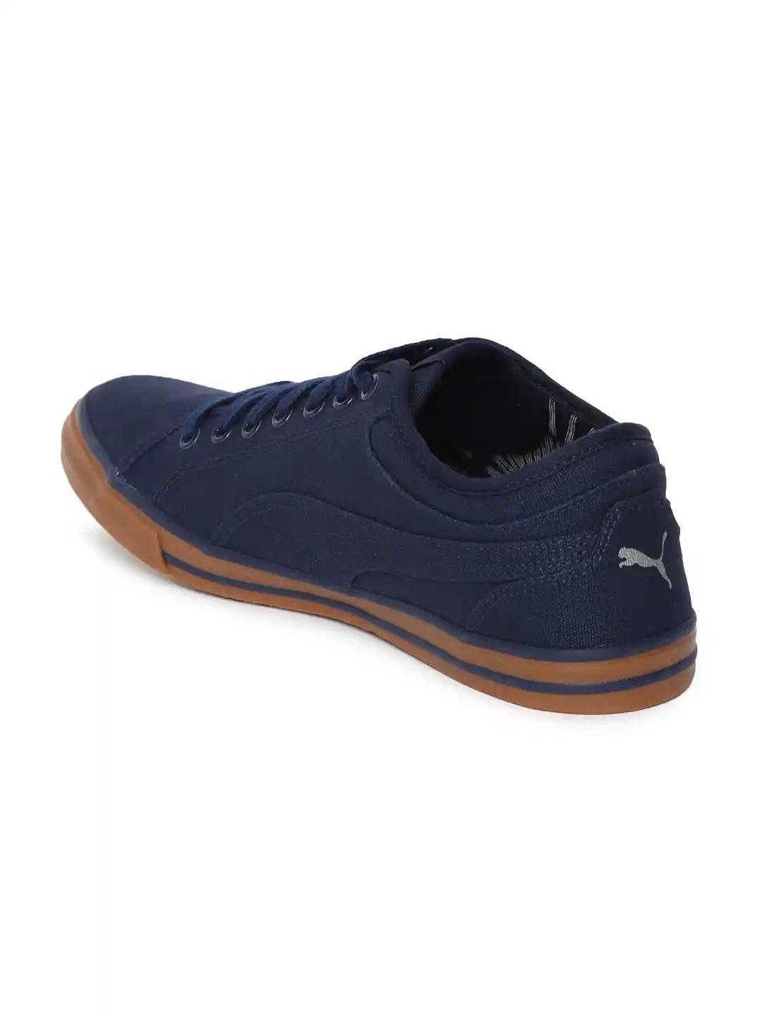 Buy Puma Unisex Navy Blue Yale Gum Solid Sneakers Casual Shoes