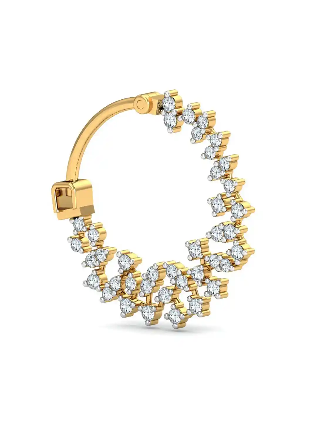 Nose Jewelry 18k Nose Stud Buy KUBERBOX 18K Yellow Gold