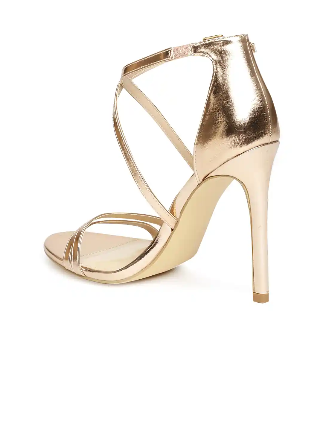 Sandals Forever 21 Shoes Heels FOREVER 21 Women Rose Gold-Toned