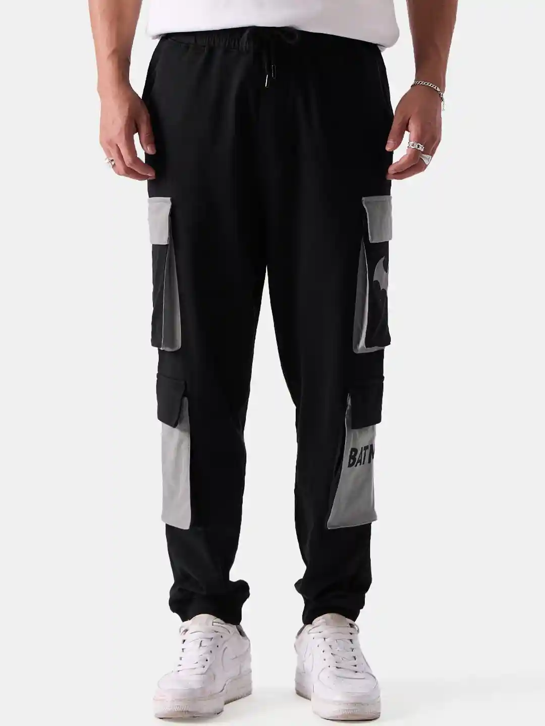 Buy The Souled Store Black Grey Men Mid-Rise Batman Printed