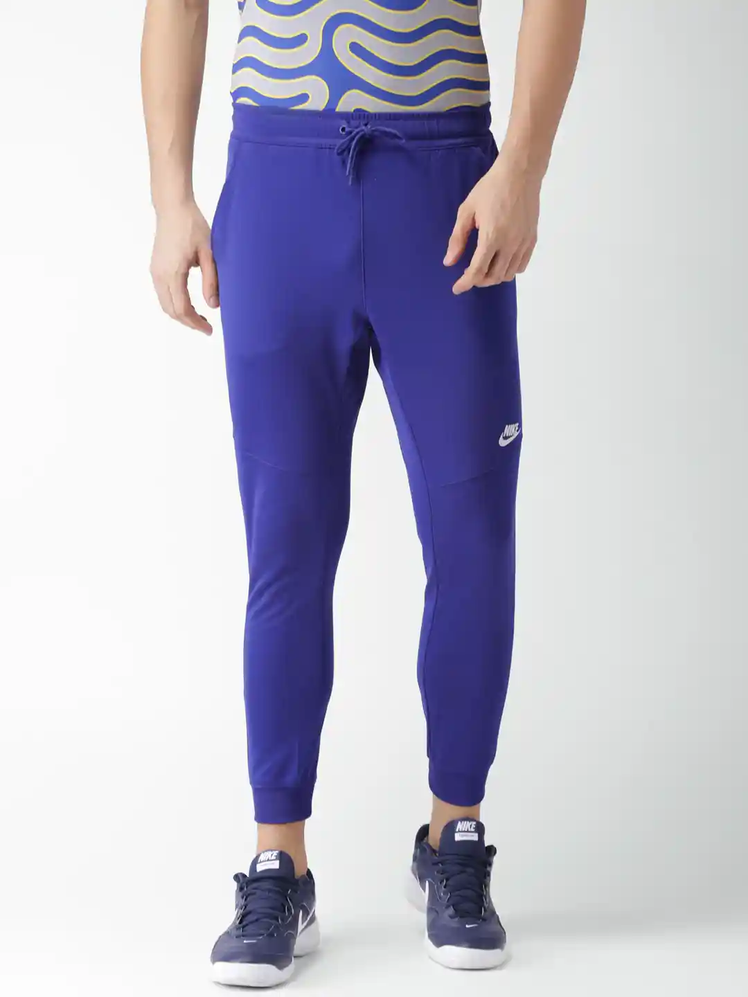 Buy Nike Men Blue AS M NSW JGGR PK TRIBUTE Slim Fit Track Pants