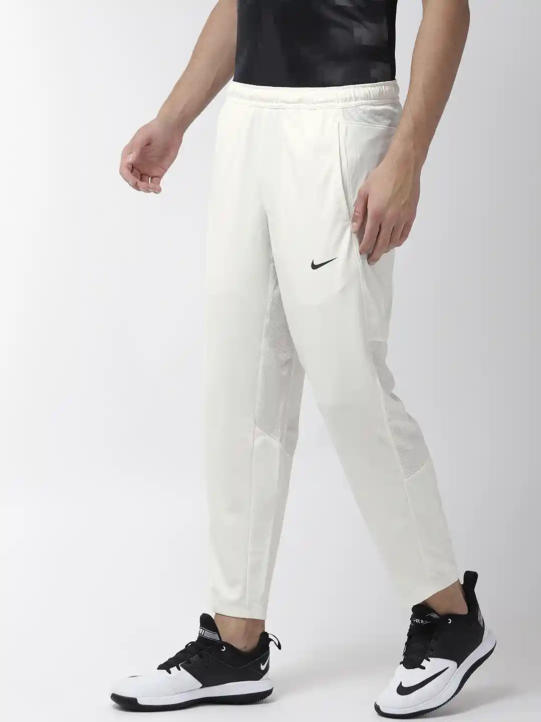 Buy Nike Men Off-White AS TS Dry Cricket Track Pants Track Pants