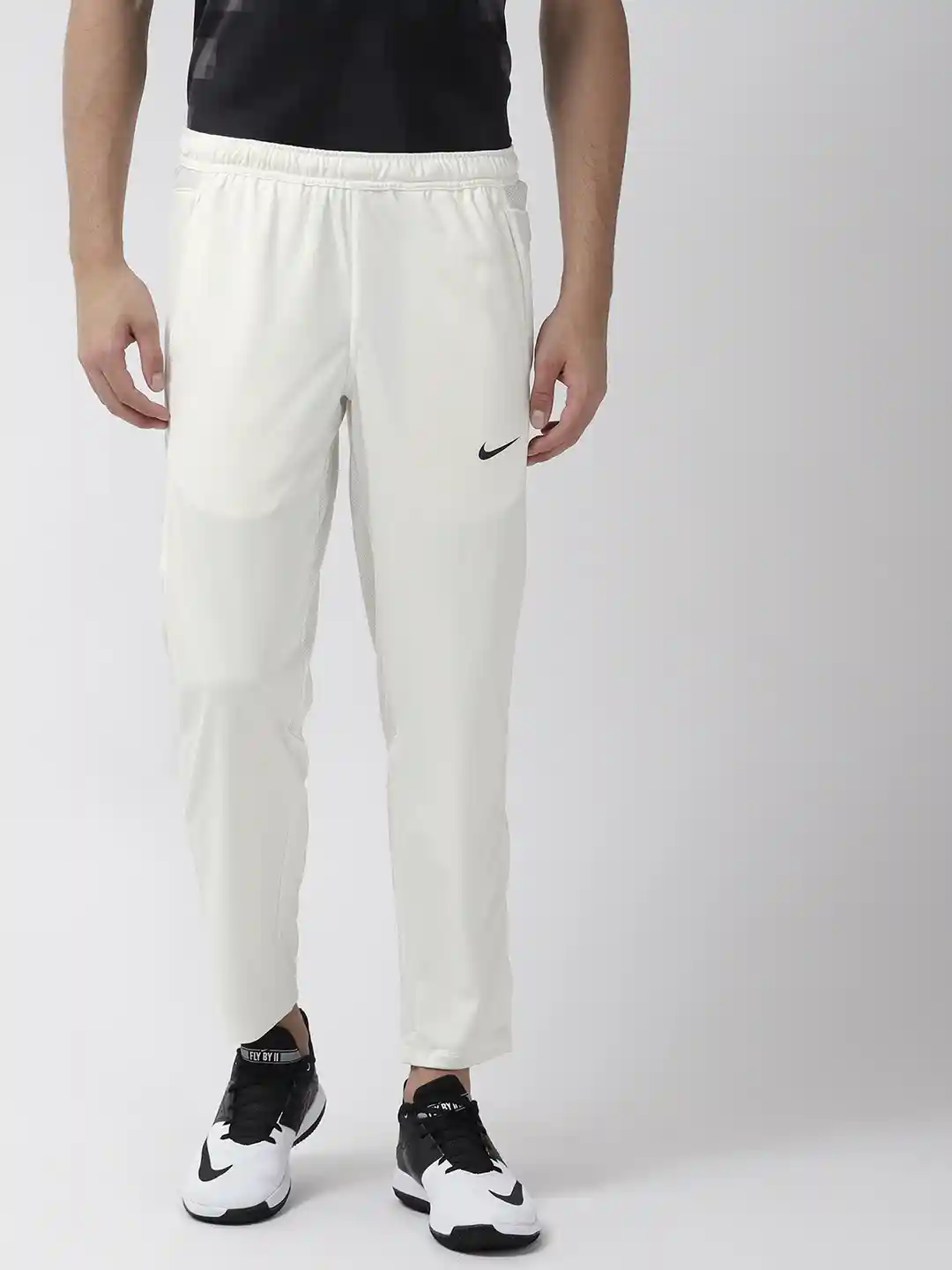 Buy Nike Men Off-White AS TS Dry Cricket Track Pants Track Pants