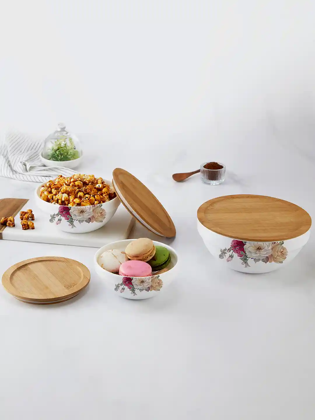 Buy Cello Royale Set of Millenia Microwave Safe Opalware Mixing