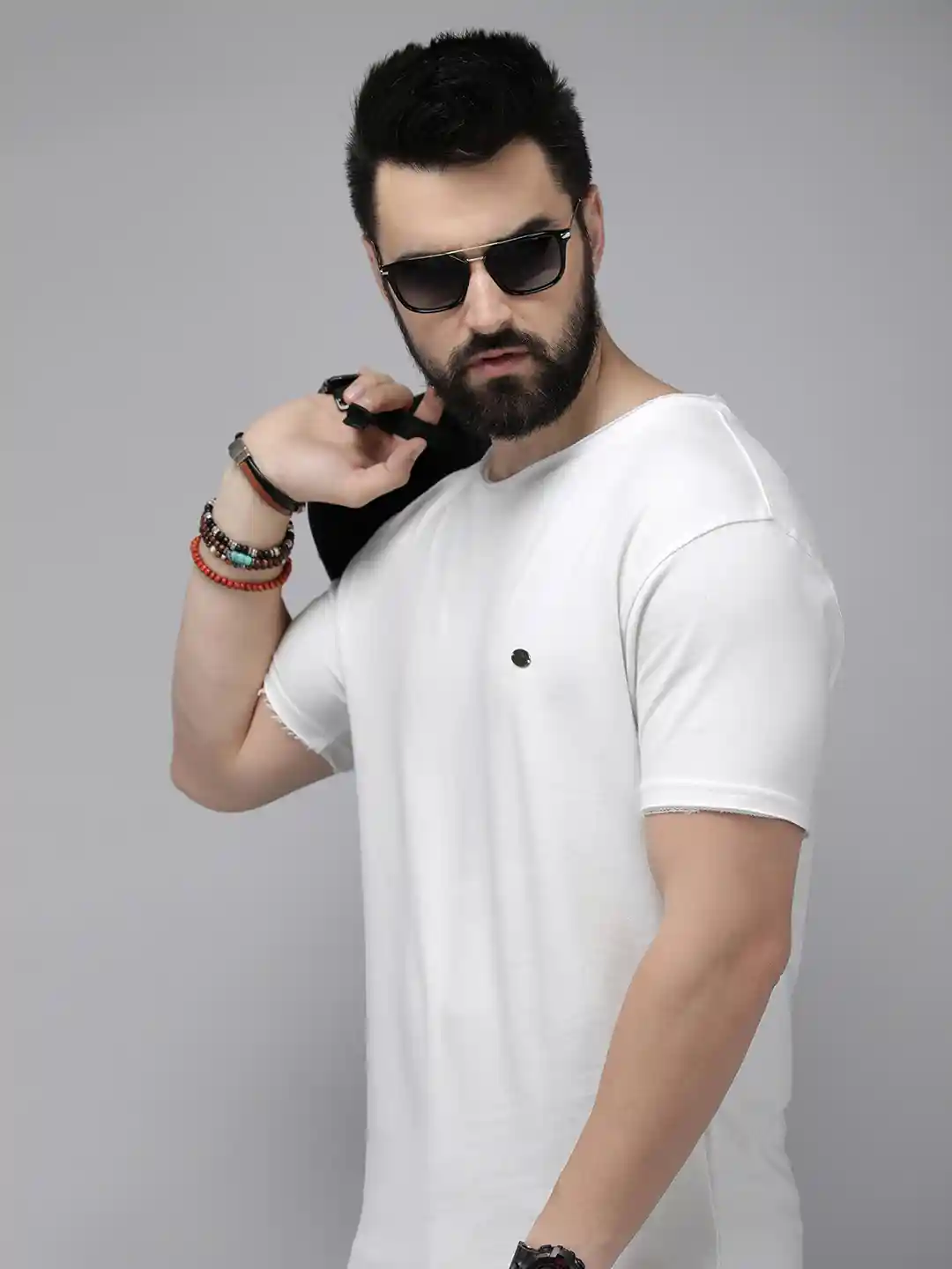 Buy Roadster Men Longline T-shirt Tshirts for Men 23660872 Myntra
