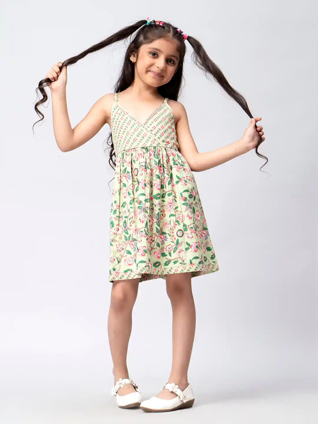 Floral Embroidery Pepe Jeans Kate Dress Buy HERE&NOW Girls Green