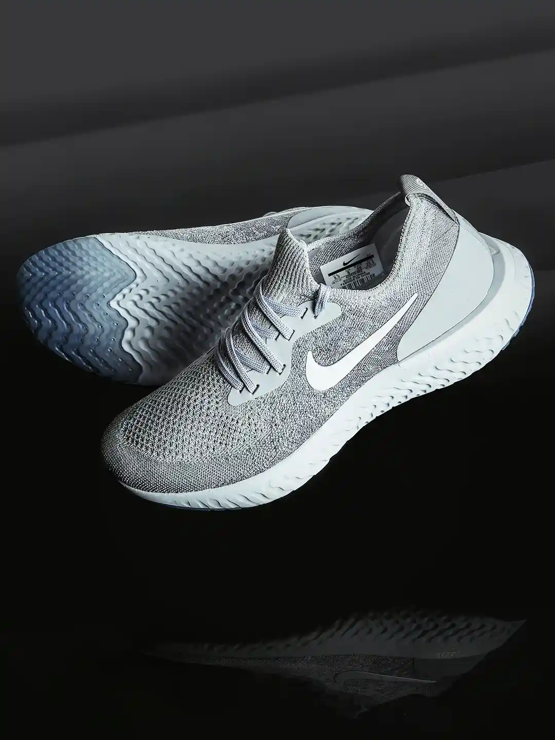 Ubuy Nike Epic React Flyknit Men's Shoes Mens Nike Shoes Grey
