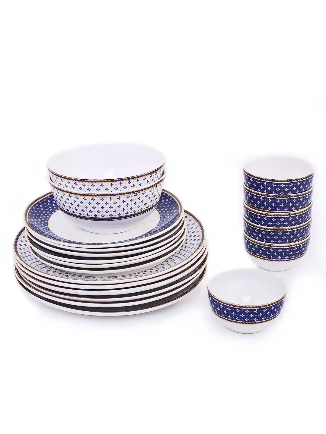 Buy Wonderchef Sicilia 20 Pieces Fine Bone China Dinner Set